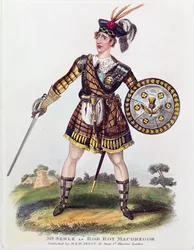 Porträt von Thomas James Serle (ca. 1799-1889) als Rob Roy Macgregor
